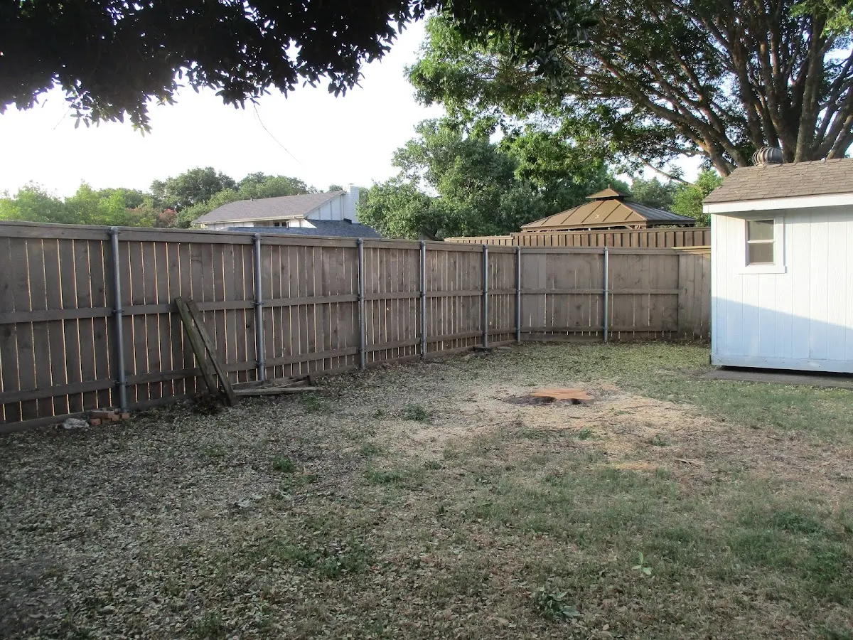 Cleared yard after professional tree removal in Cornwall On Hudson